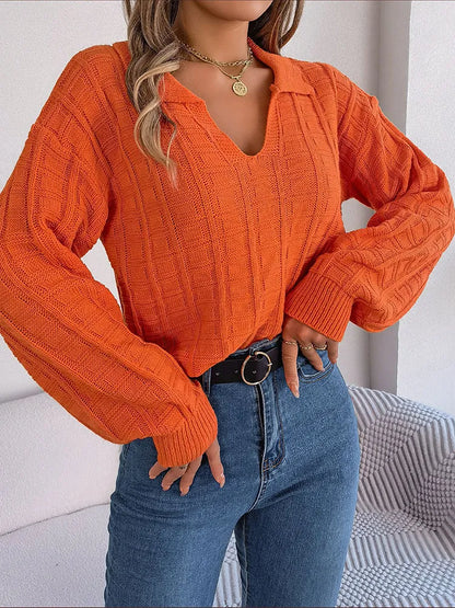 Sophia - Lässiger Strickpullover für Frauen