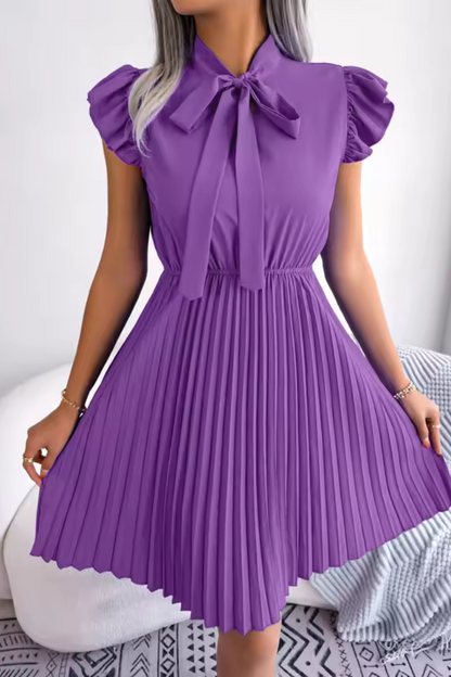 Ava | Sommer Elegantes Kleid mit hoher Taille und großen Falten