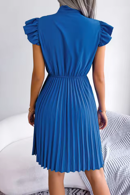 Ava | Sommer Elegantes Kleid mit hoher Taille und großen Falten