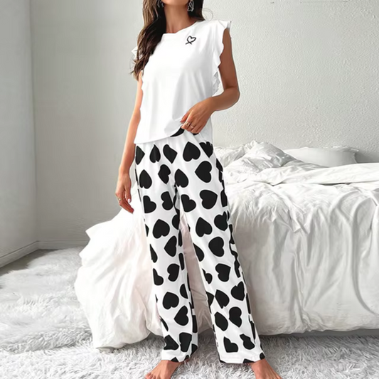 Axelle – Lässiges, weiches Pyjama-Set