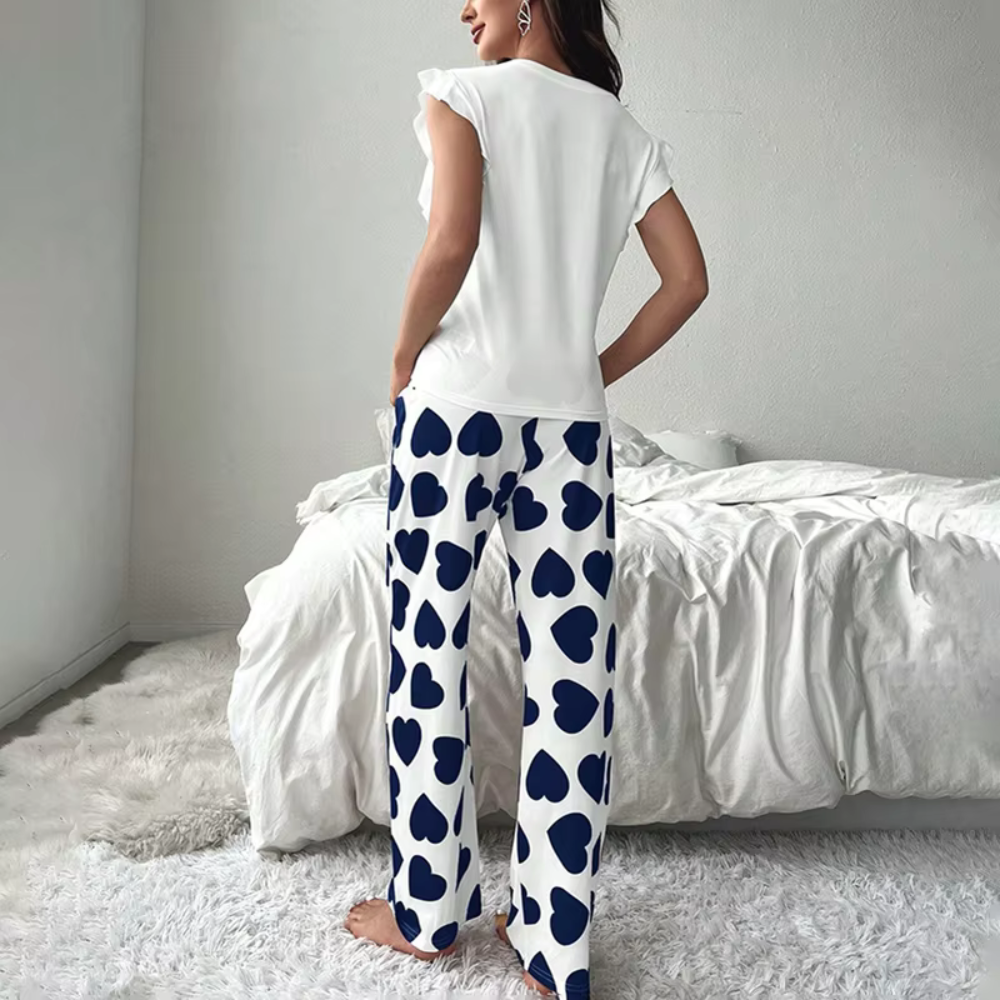 Axelle – Lässiges, weiches Pyjama-Set