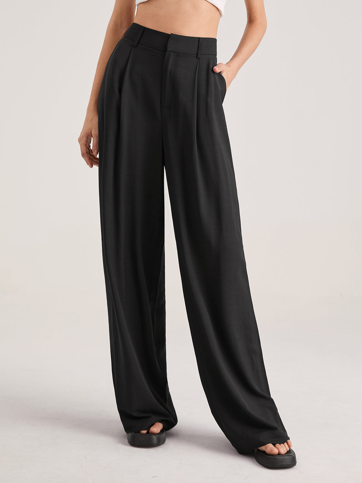 Mia - Oversize-Freizeithose mit hoher Taille