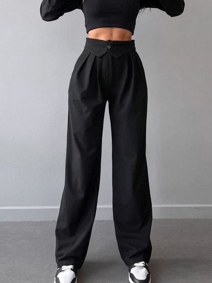 Trendige knöchelfarbene Hose für Damen