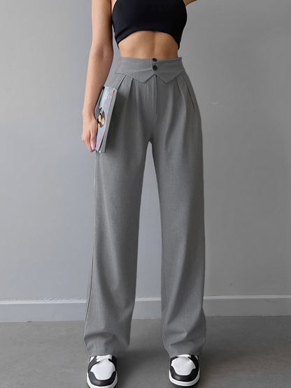 Trendige knöchelfarbene Hose für Damen