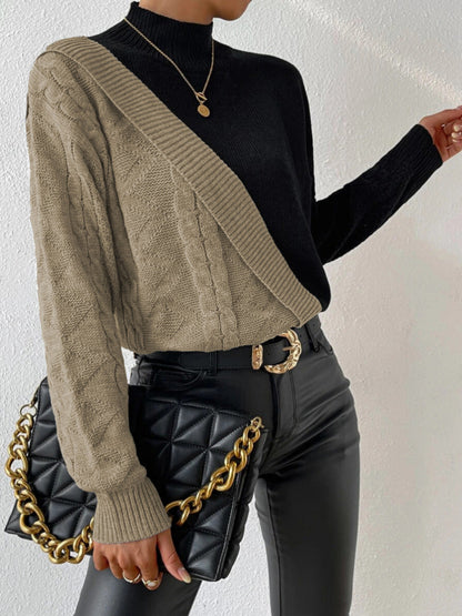 Evelyn - Lässiger asymmetrischer Damenpullover