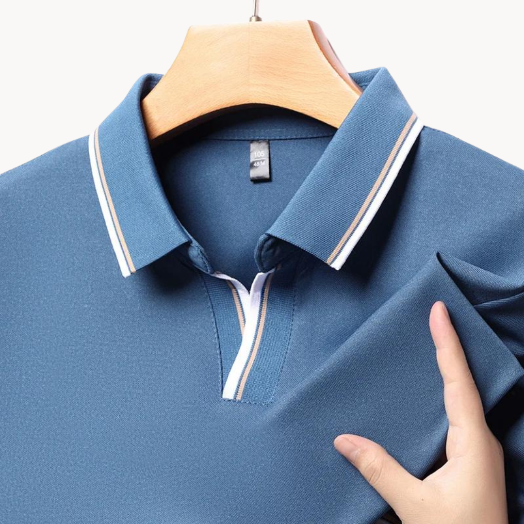 Alexander | Elegantes Poloshirt mit Spitze