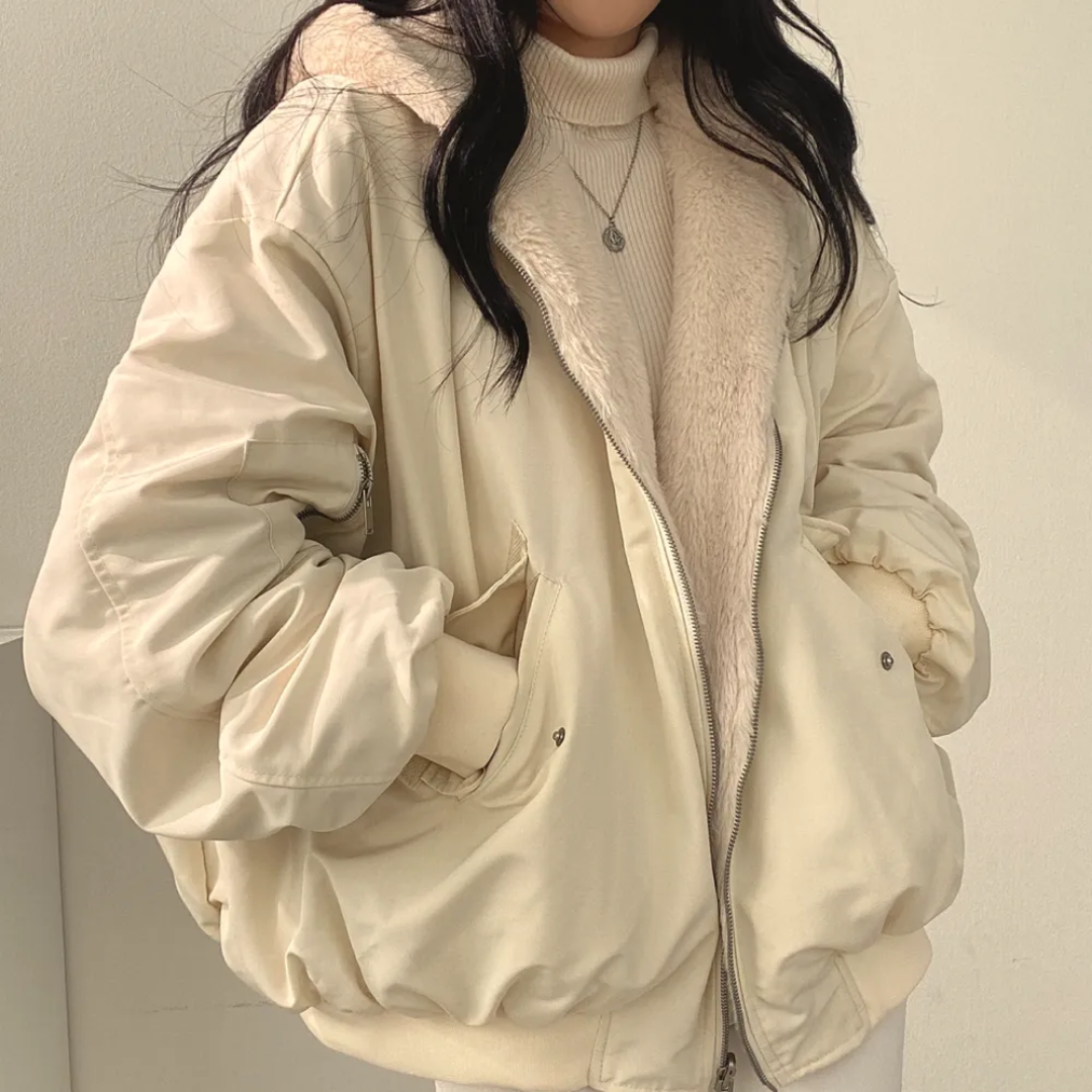 Ava Reversible Fleece-Jacke | Vielseitig & warm