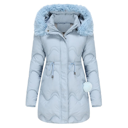 Wintermantel mit flauschigem Kragen - Renata