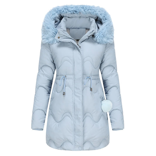 Wintermantel mit flauschigem Kragen - Renata