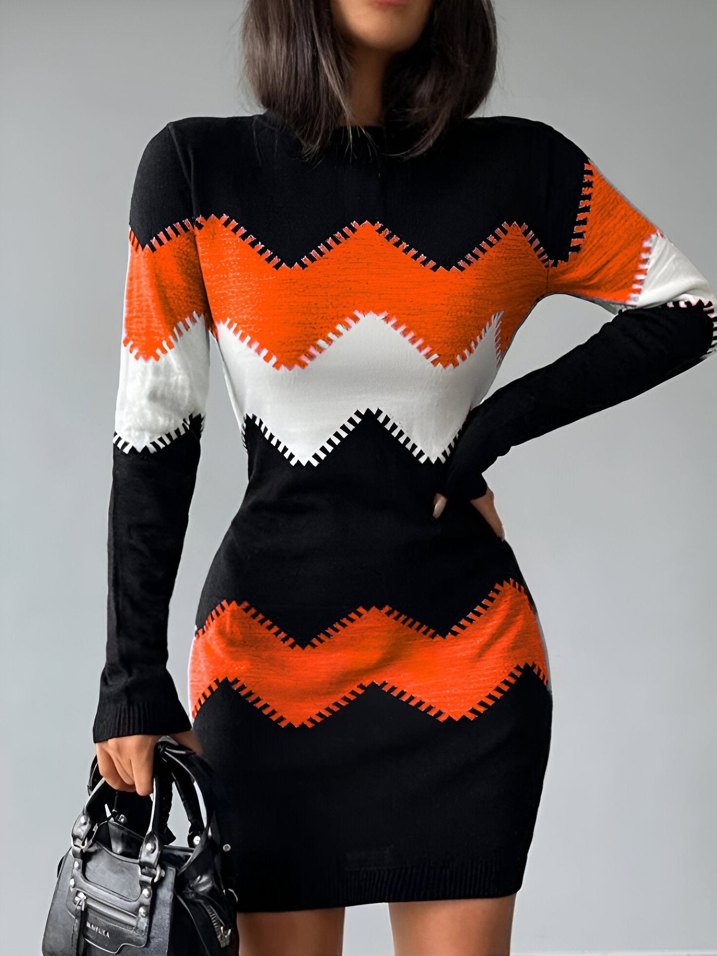 Sigrun | Elegantes Bodycon-Minikleid aus Strick