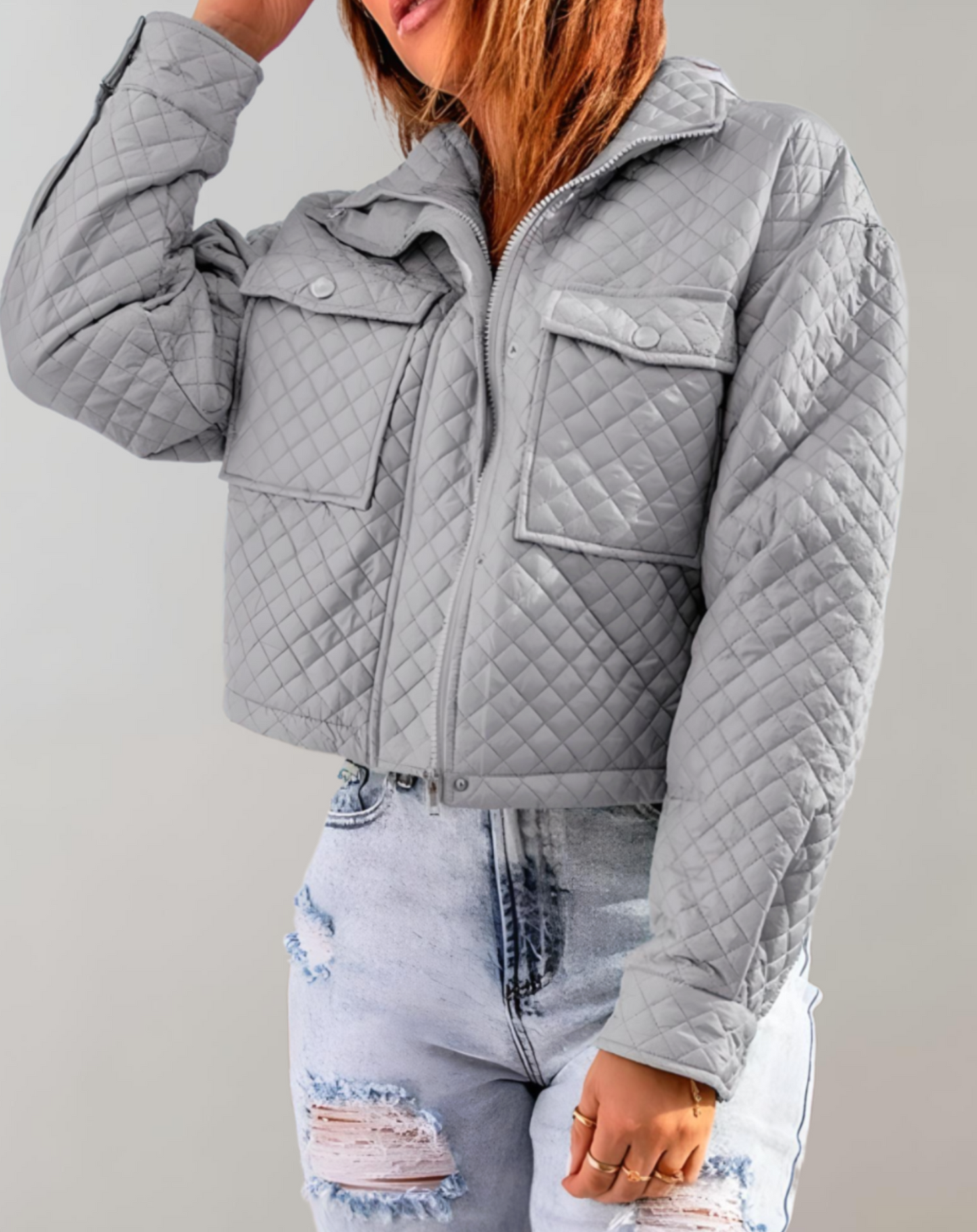 Nadia - lässige leichte Jacke mit Knöpfen
