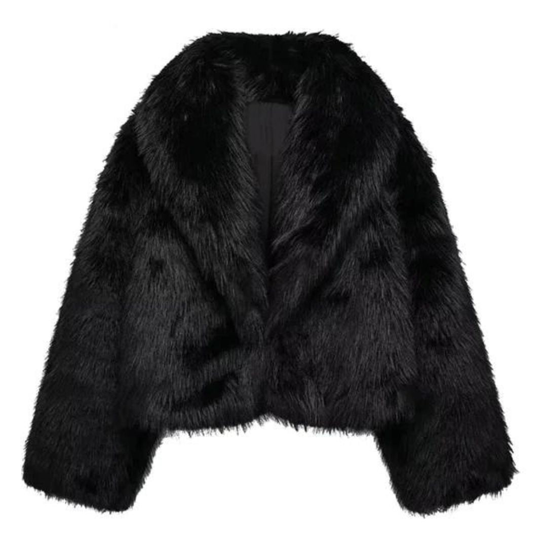 Kurze warme Damenjacke
