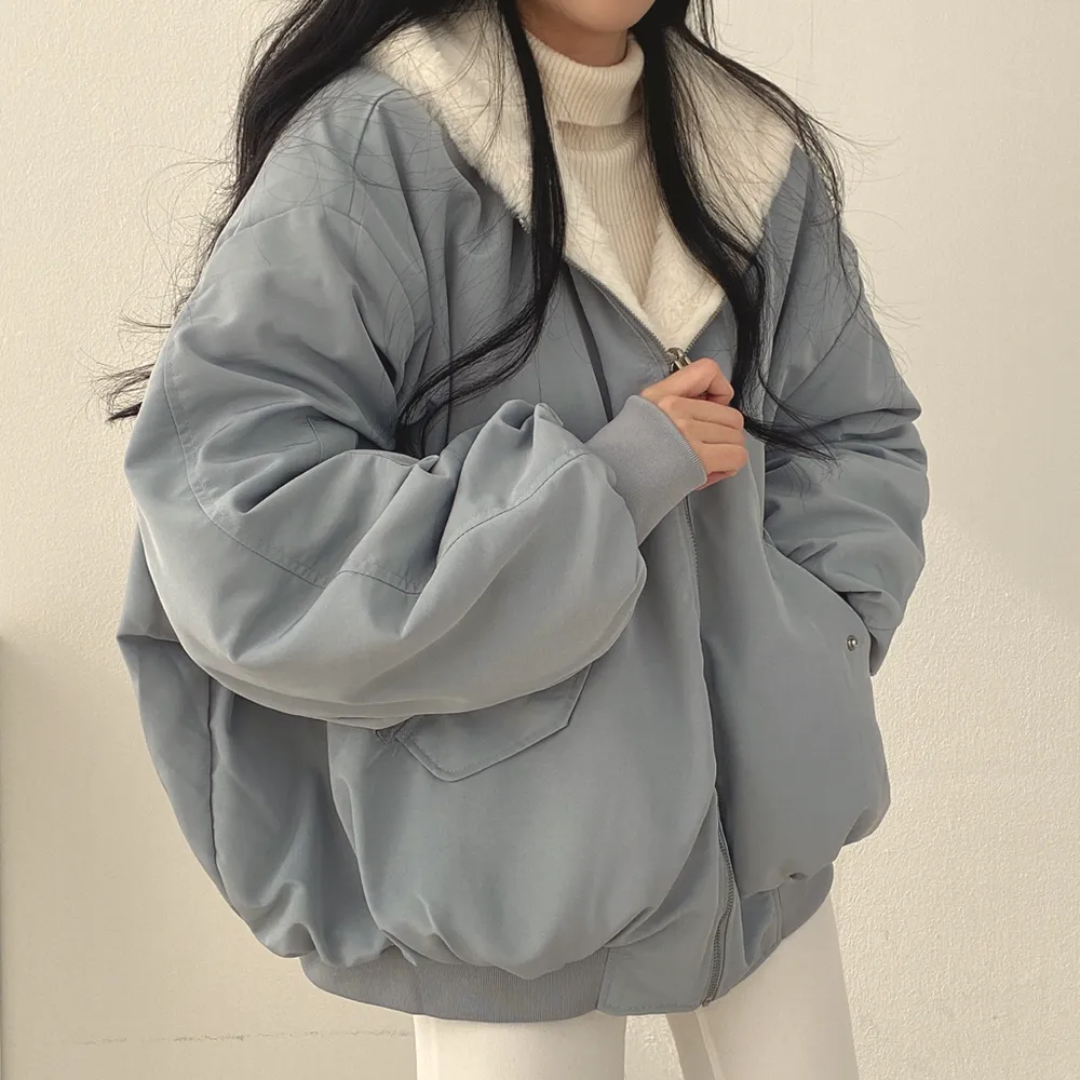 Ava Reversible Fleece-Jacke | Vielseitig & warm
