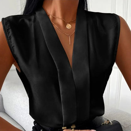 Vikkie Bluse | Ärmellose Bluse