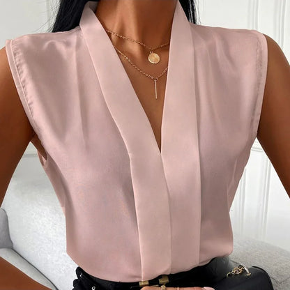 Vikkie Bluse | Ärmellose Bluse