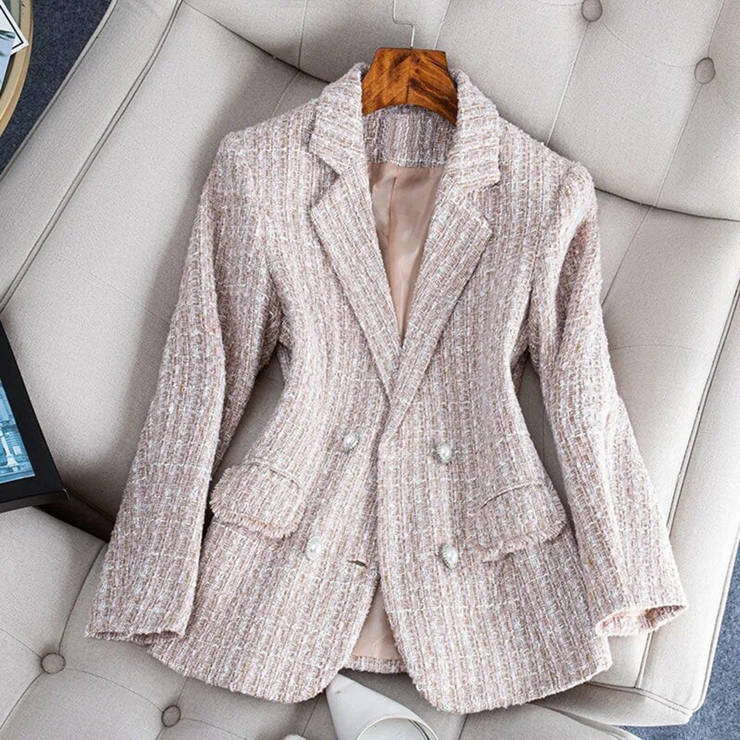 BLYTHE - Karierte und taillierte Blazerjacke für Damen