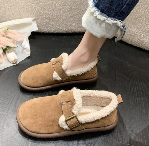 Imke - Bequeme Pelzsandalen für Frauen