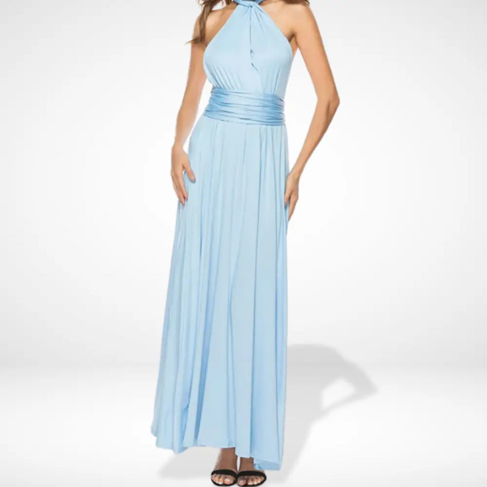 Elegantes langes ärmelloses Kleid für besondere Anlässe