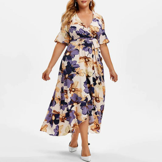 Geblümtes Maxikleid