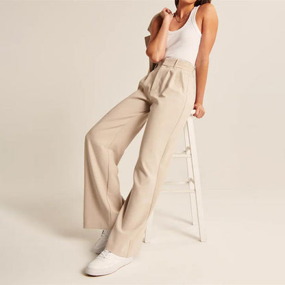 Rose - Stylische Hose mit hoher Taille