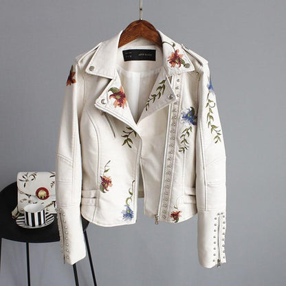 Chloe - Elegante Streetwear-Jacke mit Blumenmuster