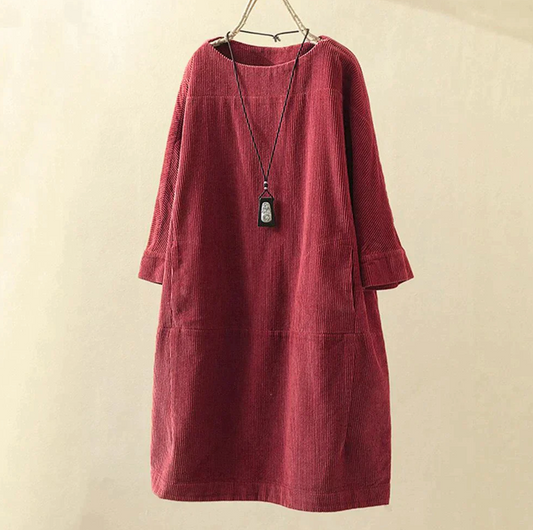 super stylisches und hochwertiges Cordkleid