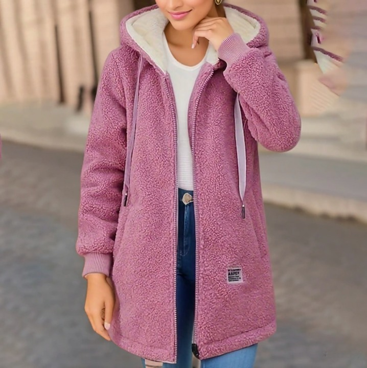 Stella - trendige warme Teddyjacke