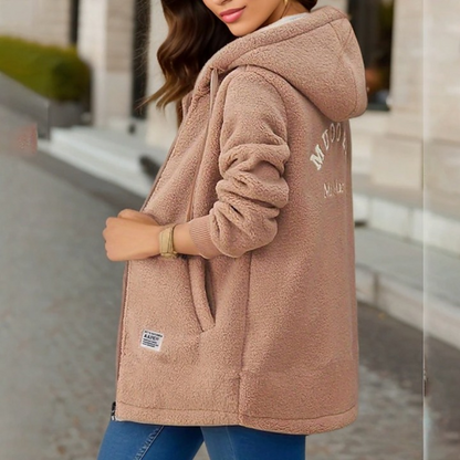 Stella - trendige warme Teddyjacke