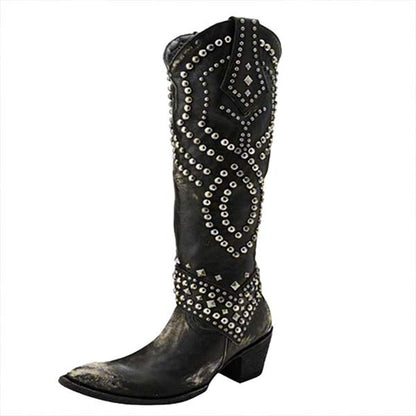 Lifaa - Gemütliche Cowboystiefel für Frauen