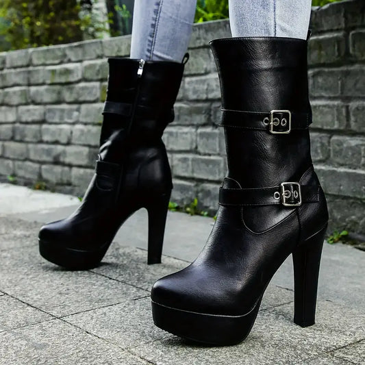 Ankle Boots im Vintage-Stil - Rosine