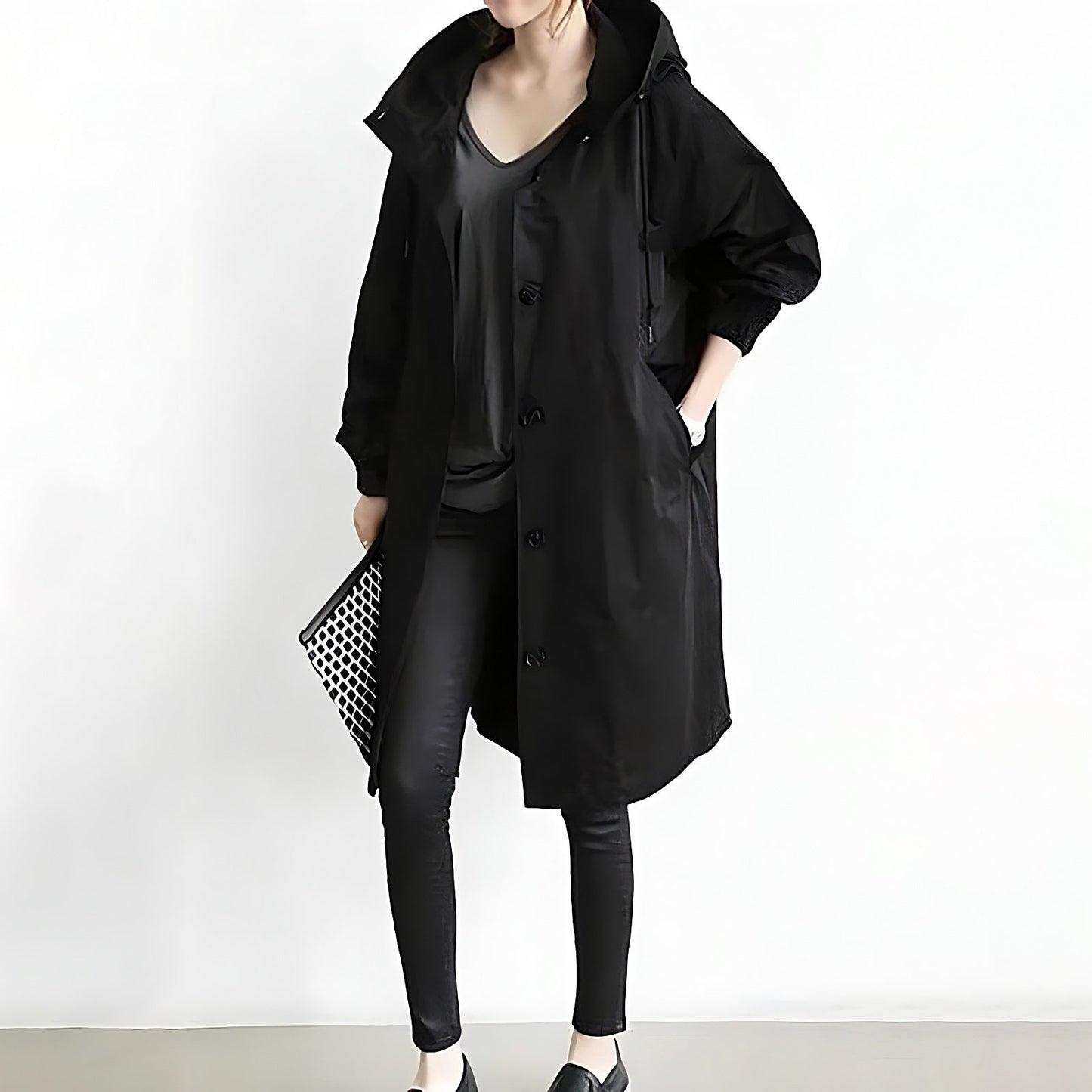 Elisa - Mantel mit Kapuze für Damen