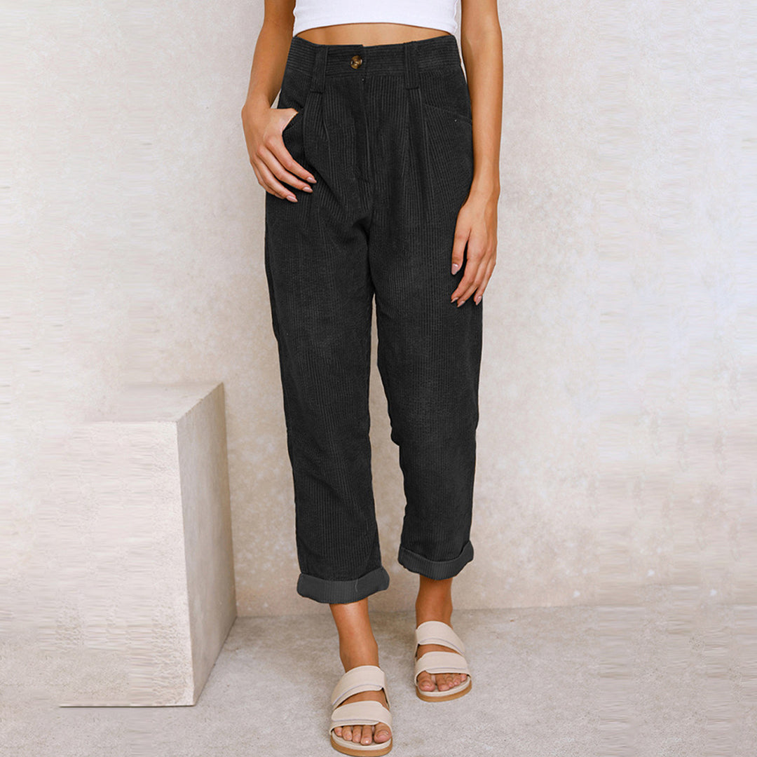 Hosen mit hoher Taille für Frauen