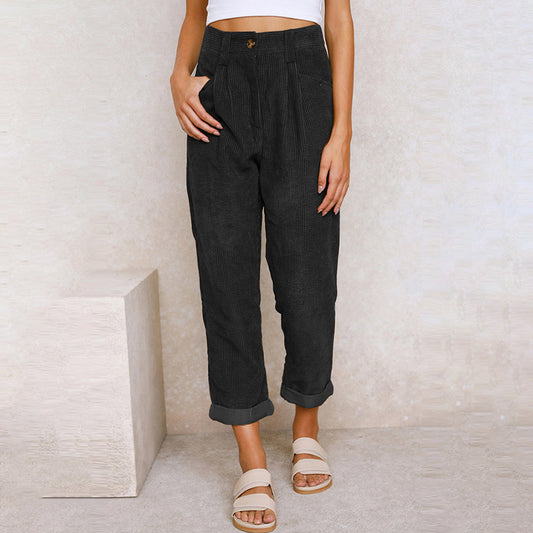 Hosen mit hoher Taille für Frauen
