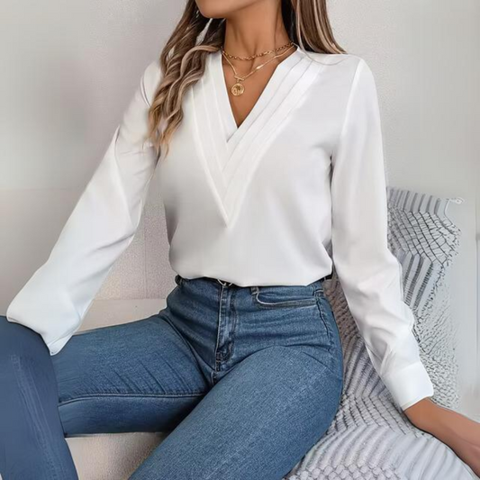 Blanca - Lässiges Top mit langen Ärmeln