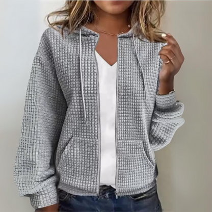 Blandine - Freizeitjacke mit Reißverschluss und Kapuze