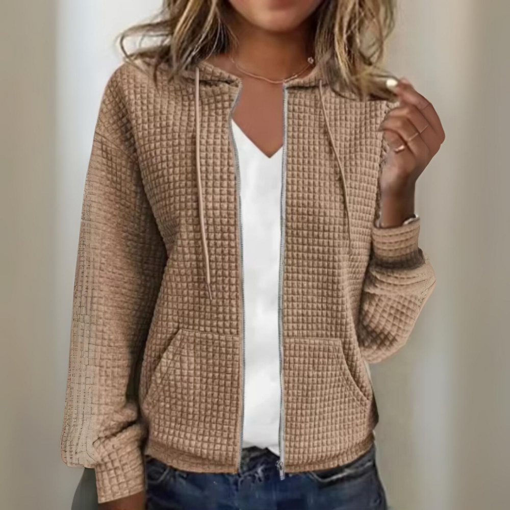 Blandine - Freizeitjacke mit Reißverschluss und Kapuze