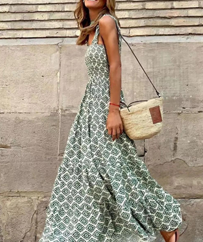 Bloom - Maxikleid mit böhmischem Print: