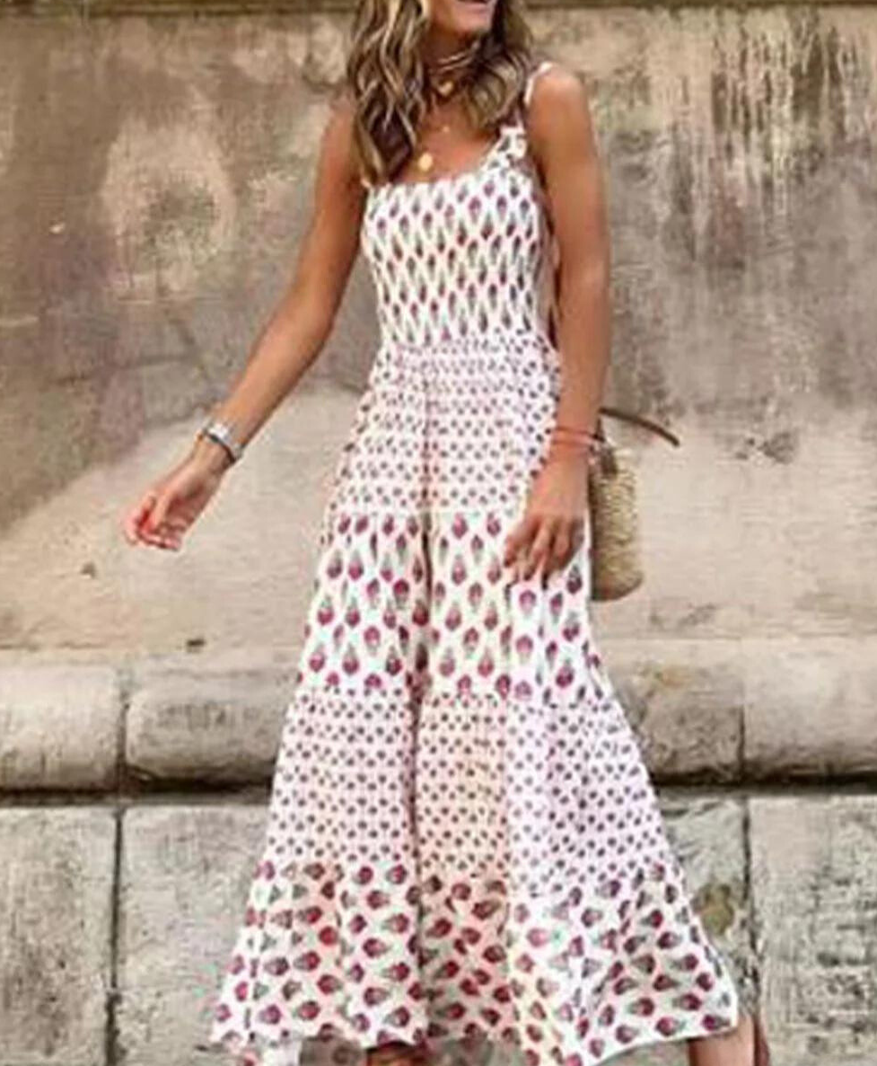 Bloom - Maxikleid mit böhmischem Print: