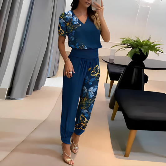 SOFIA - Trendiges Ensemble mit Bluse und Hose