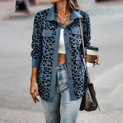 BAILEE - Trendige Jacke mit Leopardenmuster
