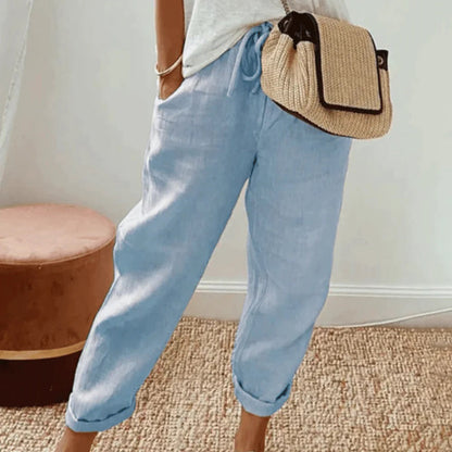 MARTINA - Bequeme Hose mit Kordelzug