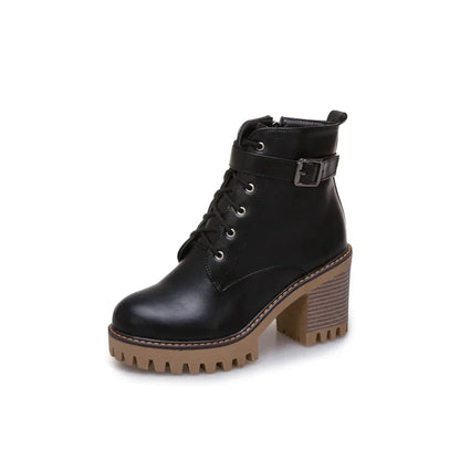 Elegante Stiefeletten mit Schnürverschluss - Galilea