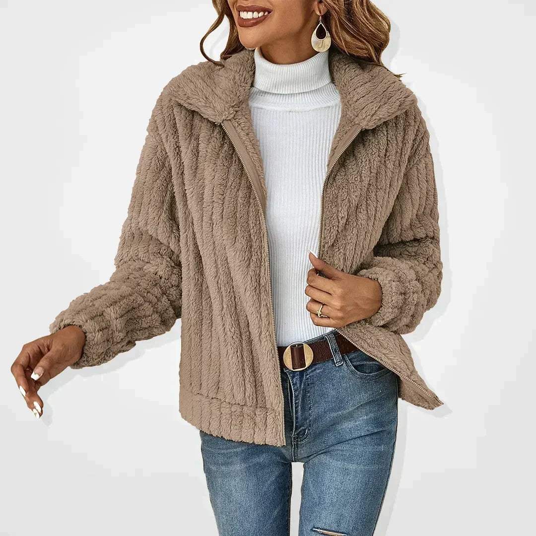 Fleecejacke Damen - Komfortabel - Weiches und warmes Material - Perfekt für jeden Tag