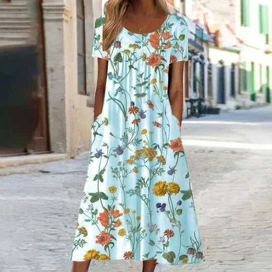 Heirich - Sommerkleid mit böhmischem Blumenmuster