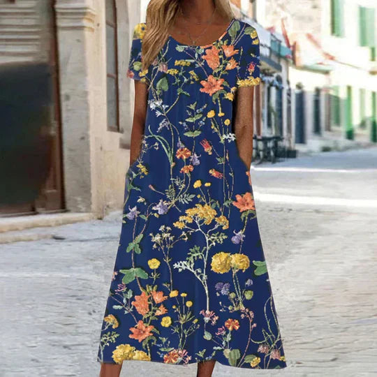 Heirich - Sommerkleid mit böhmischem Blumenmuster
