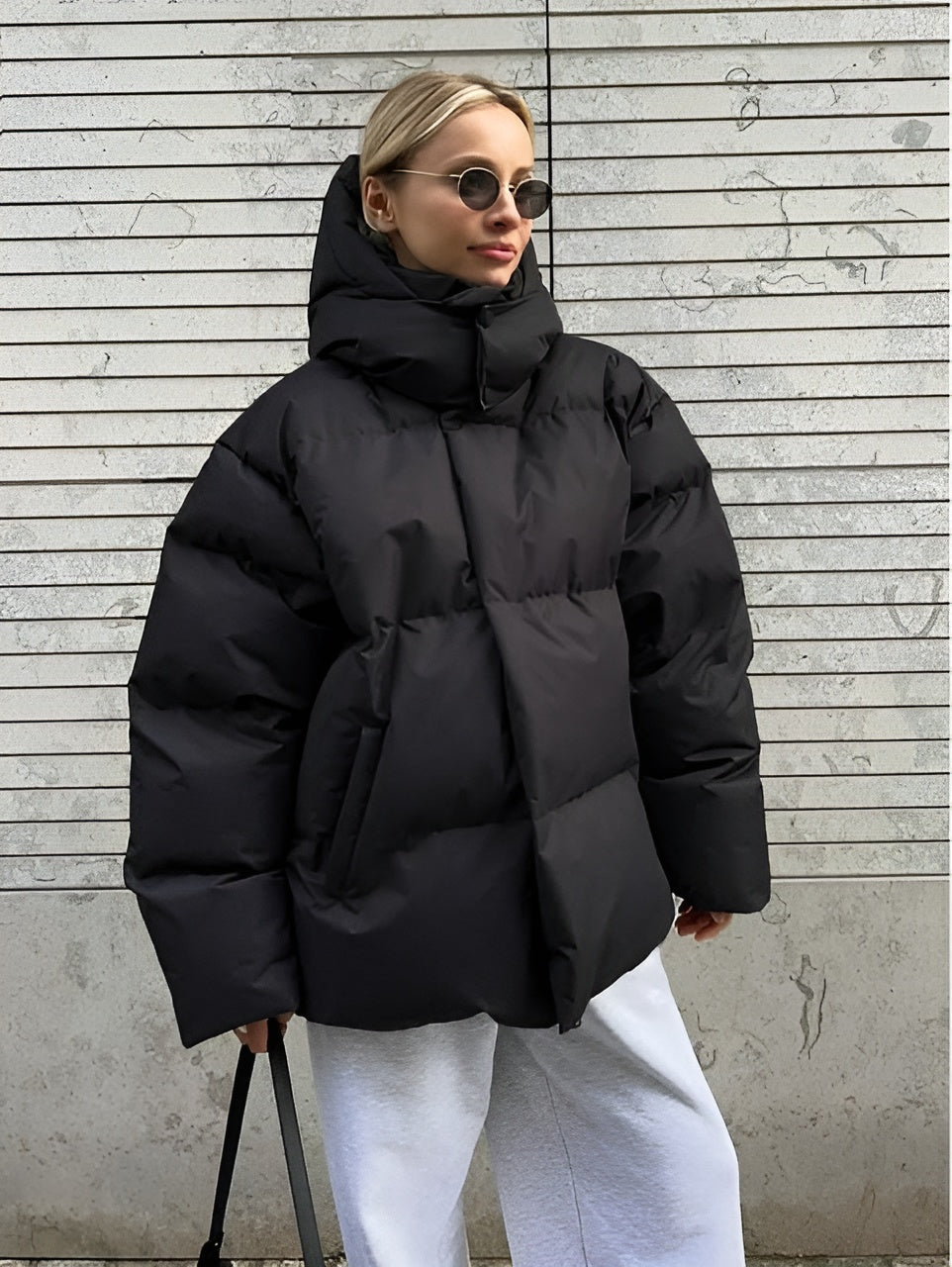 Ladies' Puffer Jacket | Brown - Warmer Wintermantel - angenehm