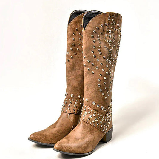 Lifaa - Gemütliche Cowboystiefel für Frauen