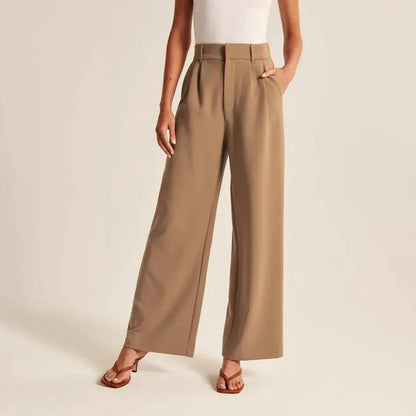 Rose - Stylische Hose mit hoher Taille