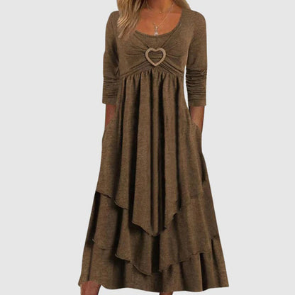 Lässiges langes Kleid