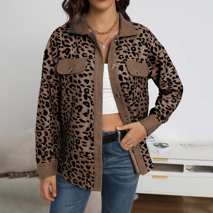 BAILEE - Trendige Jacke mit Leopardenmuster